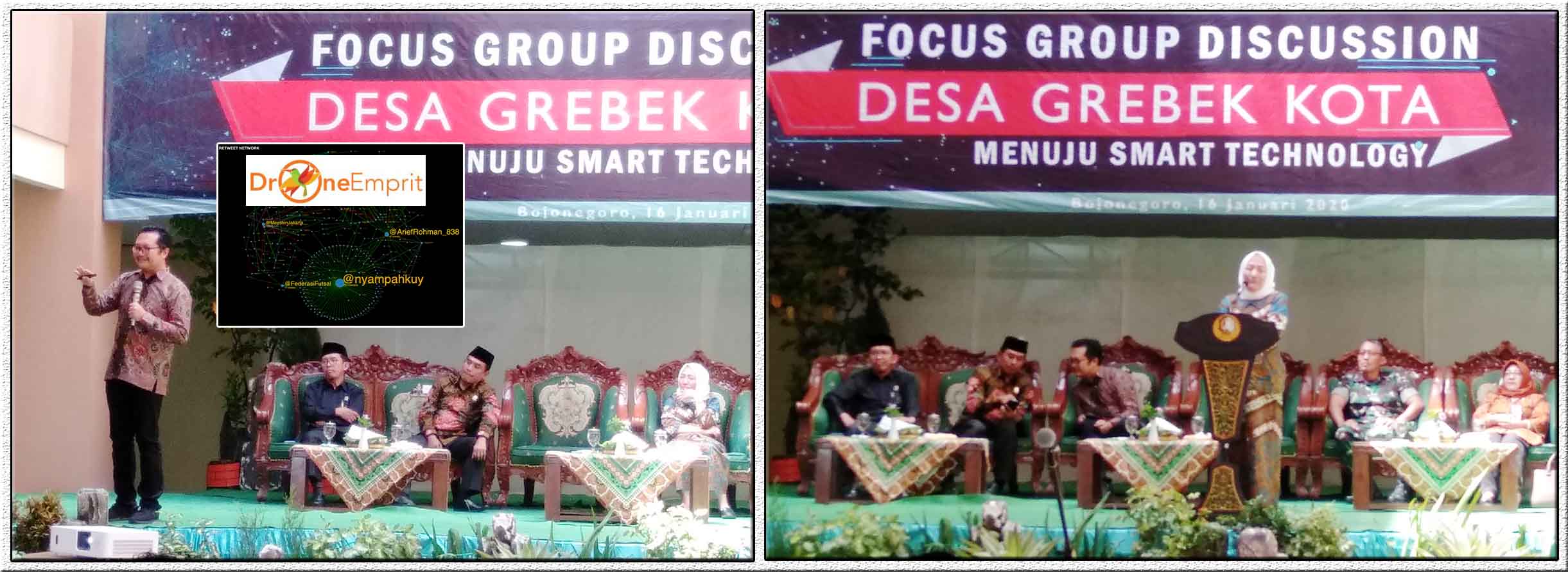 Bojonegoro dalam Pantauan Drone Emprit