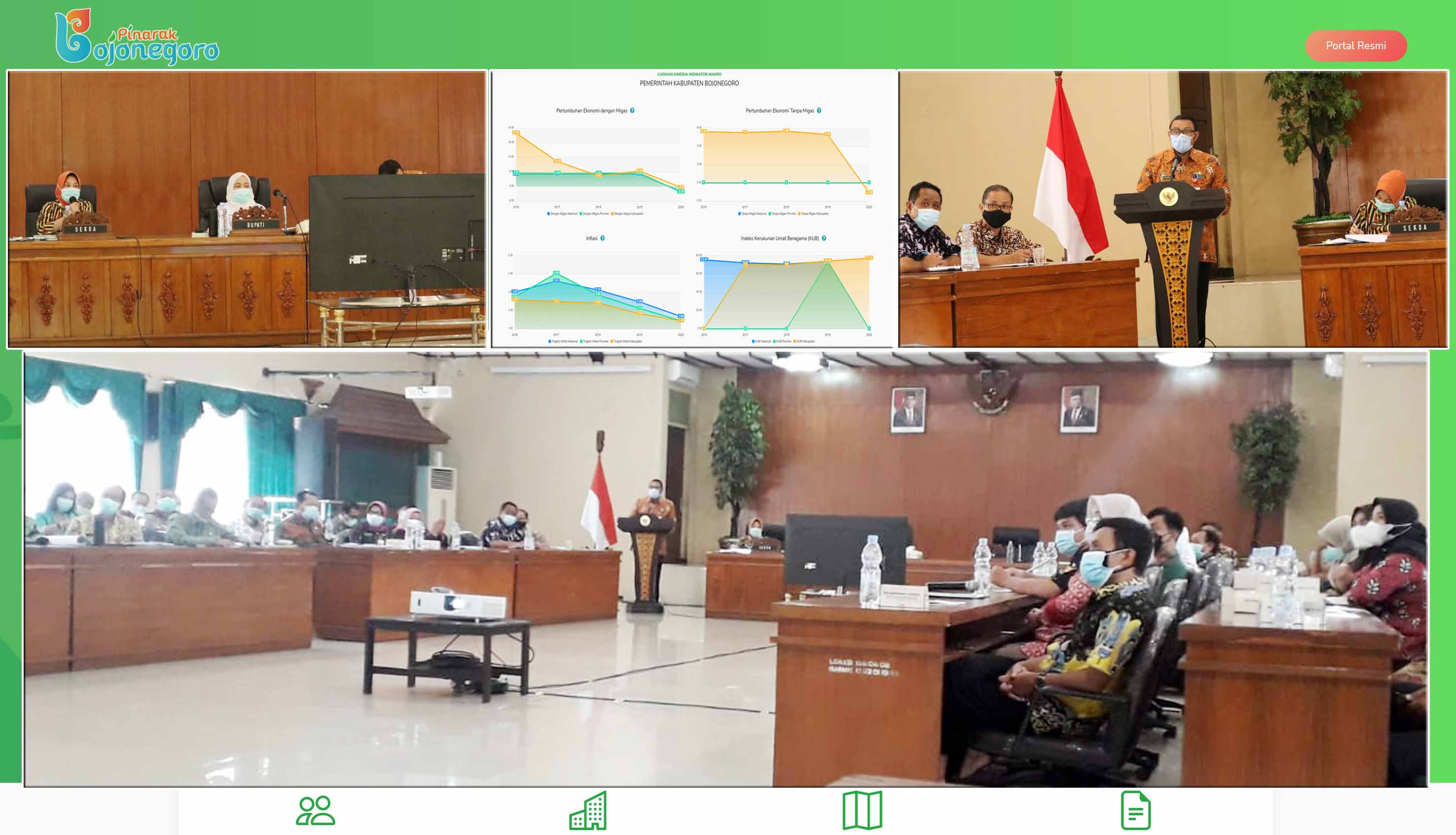 Pemkab Bojonegoro Evaluasi Capaian Satu Data Bojonegoro Semua OPD