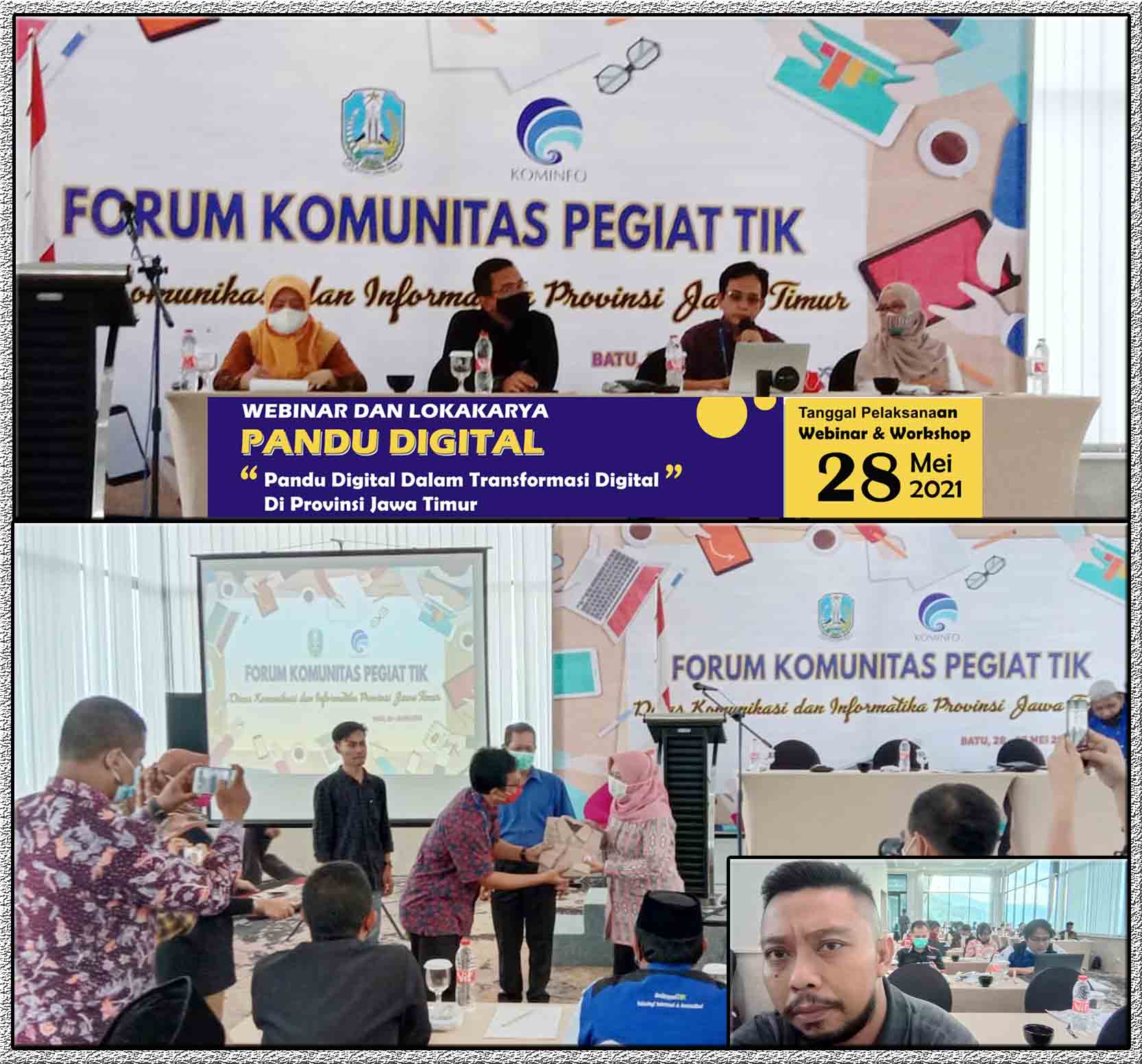 Dinas Kominfo Bojonegoro Ikuti Lokakarya Pandu Digital dalam Transformasi Digital di Prov. Jatim
